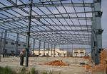 Structural Steel Building Frame For Workshop Storage / Industrial Metal