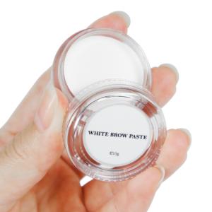 Wholesale 10g White Brow Paste Lipliner Shaping For Permanent Makeup Secure Eyebrow Liner from china suppliers