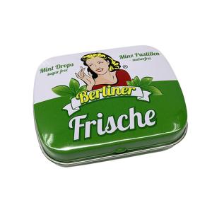 Wholesale Mini Hinged Candy Metal Tin Box Wholesale Mint Tin Containers with Lids Small Metal Case from china suppliers