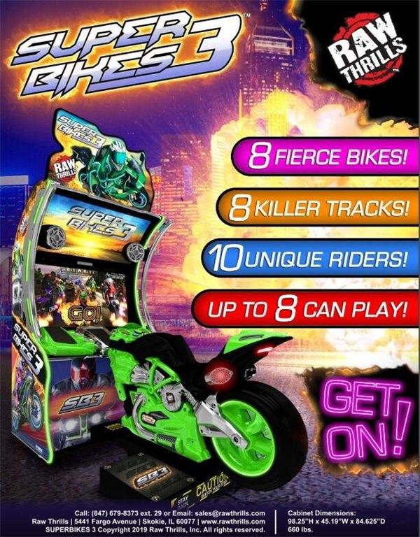 300W Moto Bike Racing Simulator SUPER BIKE 3 Arcade Racing Simulator For Game Center
