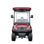 4 Seats Red Electric Golf Car with Lithium Battery 3.7KW Curtis Motor Controller