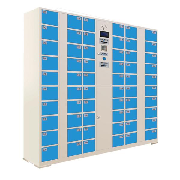60 Doors Coin-Operated/Fingerprint/Card/Bar Code Cell Phone Steel Storage