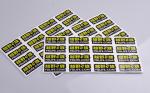 Print custom 3m strong adhesive light reflective vinyl die cut sheet sticker