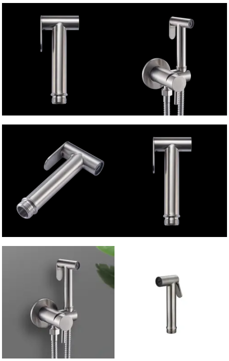 Bathroom Sprayer Head Holster Mount Handheld Bidet Holder For Toilet Handheld Shattaf