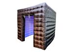 Inflatable Led 360 Photo Booth Enclosure Golden Inflatable Photo Booth With