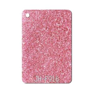 Wholesale Eco Friendly Pink Glitter Acrylic Sheets Masking On Both Sides With PE Films from china suppliers