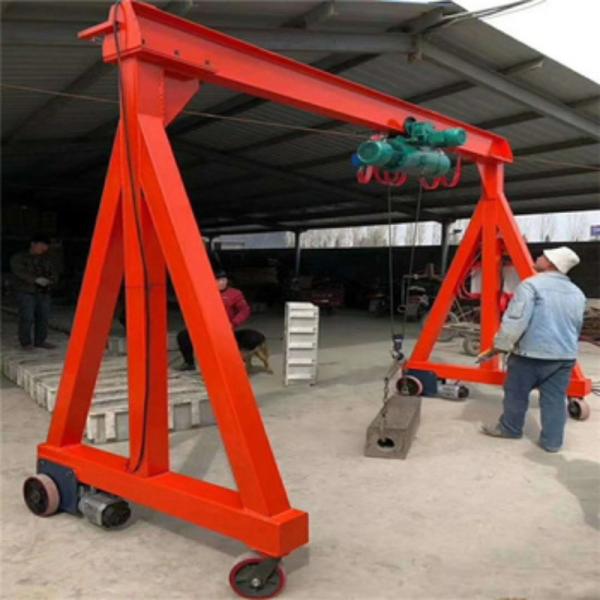 Warehouse Hydraulic Light Portable Gantry Crane 500kg Aluminum Gantry Lifting