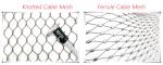 Flexible stainless steel cable mesh