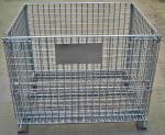 Powder Coated Wire Mesh Pallet Cage For Logistics / Distribution Center