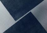 Black stripes Micro Velvet Fabric / 240GSM 100 Polyester Material 150cm