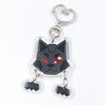 Custom Logo Cheap Price Epoxy Resin Glitter Anime Cartoon Image Acrylic Keychain