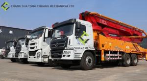 Wholesale Open Type Hydraulic System Concrete Pump Truck 44 Meters from china suppliers