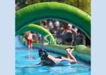 Custom made outdoor giant inflatable the city water slide for summer water game
