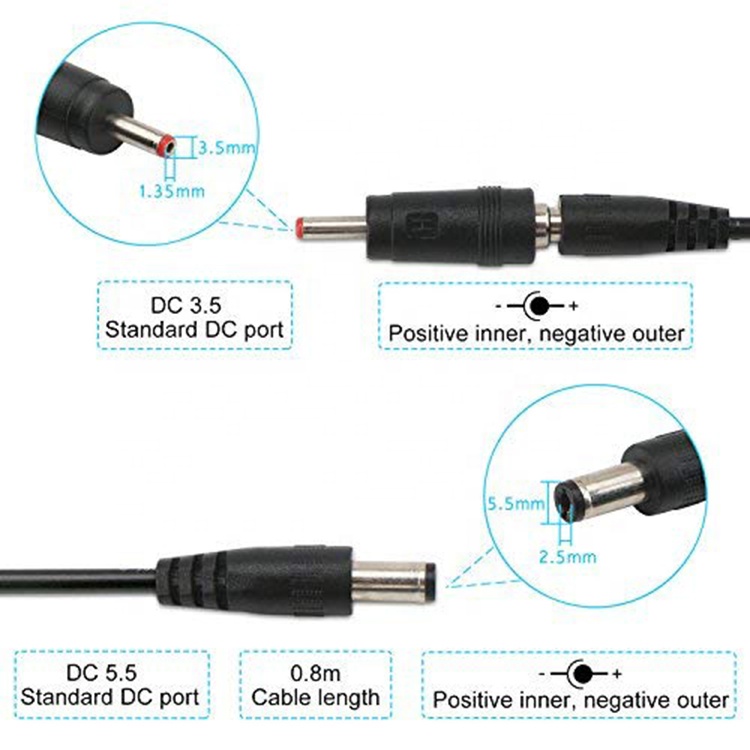 Led Display Multi Compatible Voltage Set Up Booster 5V to 9V 12V USB to DC Charger Cable