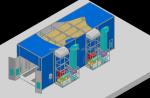 AA4C auto spray booth spraybooth car painting booth auto spray booth car
