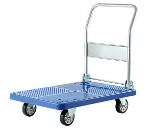 Wholesale Silent Durable Plastic Platform Trucks , Hand Truck Trolley 150kg from china suppliers