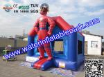 Outdoor Spiderman Inflatable Bouncy Castle Jumper , PVC Jumping Castle For Kids