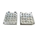 D98mm Bottle Cap Mould 16cavity Hot Runner Plastic Molding Round Cap Within Logo