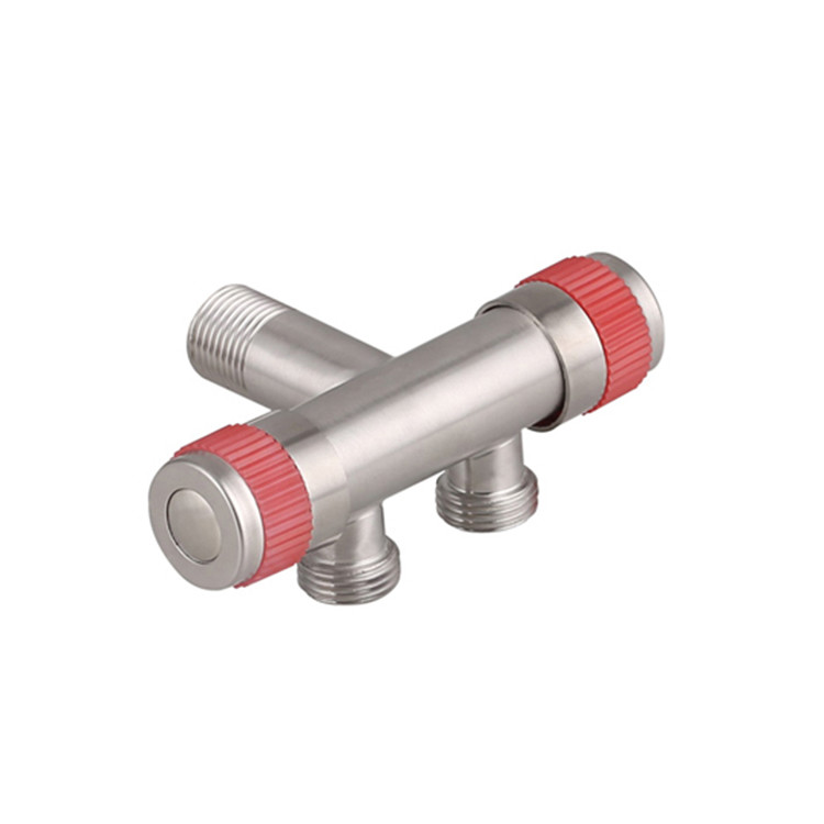 Buy cheap SS304 Double Heads Control Angle Valve Angle Supply Valve from wholesalers