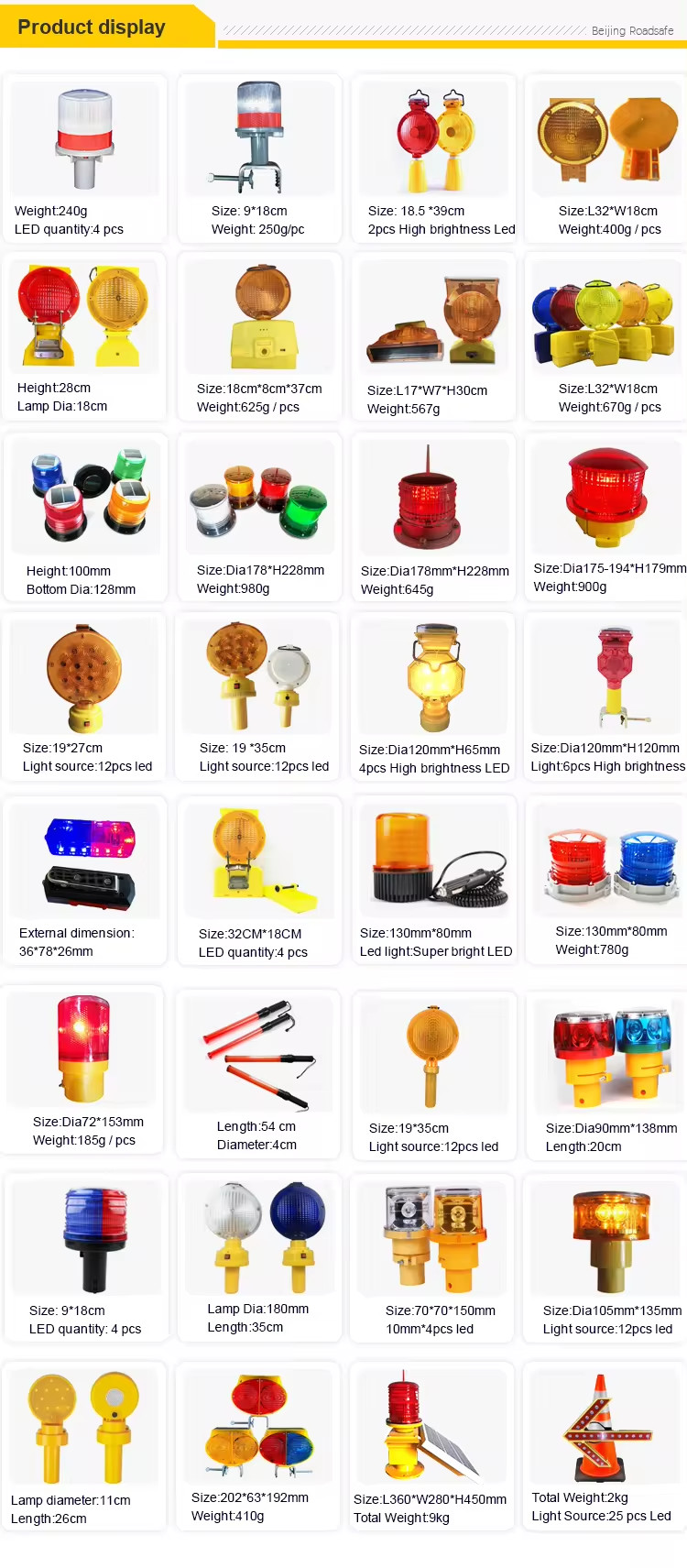High Performance Heavy Duty Road Safety Traffic Systems LED Barricade Warning Light Traffic Warning Lamp
