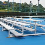 Aluminum Bleachers Stadium Bleachers With Required Assembly Metal Bleachers