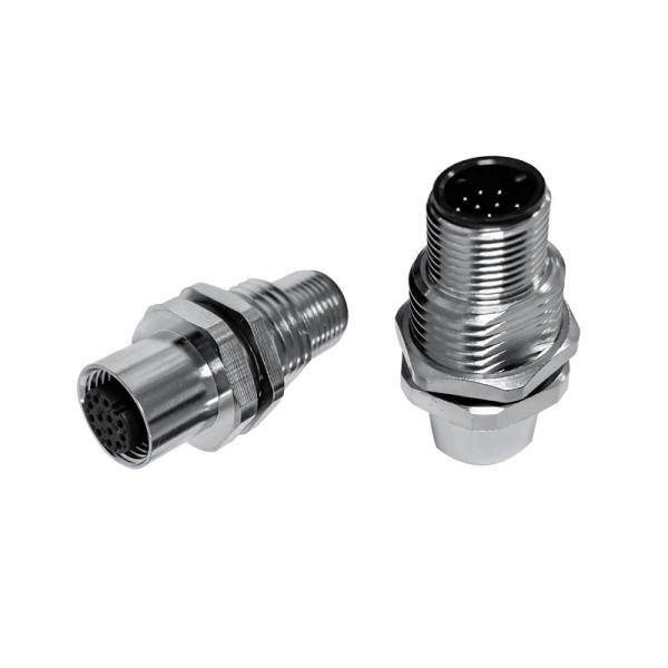 M12 Male To Female Base,Front Mounting,M16 Fastening Thread,M12 female to male
