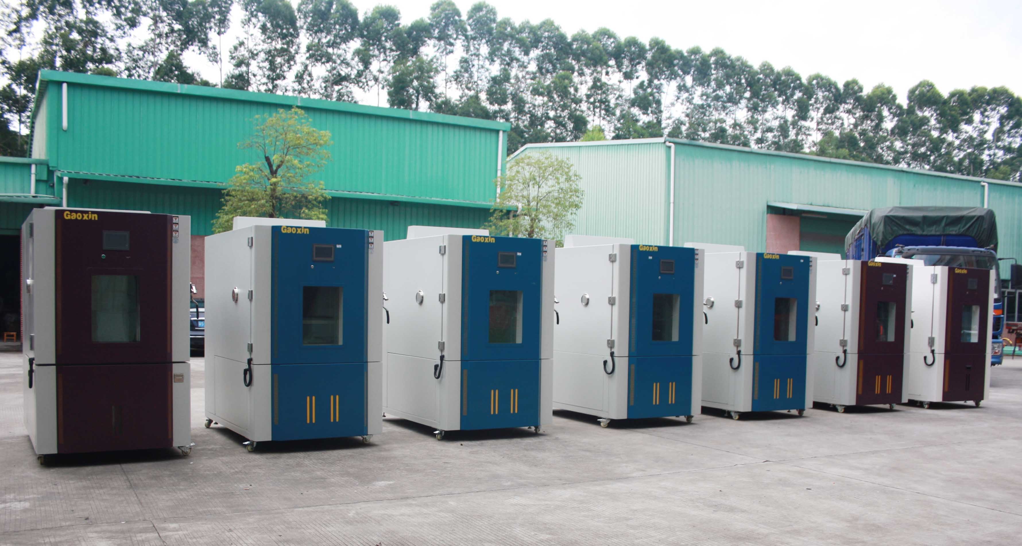 ISO 9001 Lithium Battery Explosion Proof Test Chamber 500x500x500mm