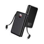 ABS Inbuilt Cable 22.3mm Wired Power Bank