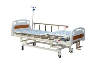 Wholesale Mobile Manual Hospital Bed For General Ward , Aluminum Alloy Side Rails from china suppliers