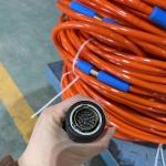 24 Channel Seismic Cable 9.2mm OD Seismic Refraction Cable Customized