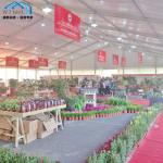 40x50m Luxury Outdoor Exhibition Tents with Roof Top Solid Walls