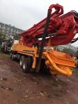 2011 Year Second Hand Truck 46 Meter Isuzu，Sany Brand Red And White Pump