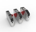 Library Flap Barrier Gate Turnstile , 110~220AC Brushless Motor Entrance Gate ,