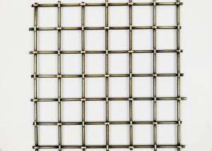Wholesale 5.5mm Decorative Brass Grilles Rustproofing Metal Wire Mesh Stairs Railings from china suppliers