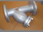 JIS flanged Y strainer，JIS standard Y pattern Strainer flange end