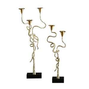 Wholesale Custom Glory Flower 455mm 575mm Decorative Candle Holder from china suppliers