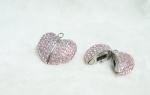Bulk Custom Crystal Wedding Gifts Rose Gold Crystal USB Stick Gift OEM LOGO