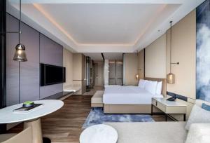 Wholesale Fancy Design Modern Hotel Bedroom Furniture Sets Customized Size And Material from china suppliers