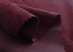130GSM Microsuede Upholstery Fabric / Brushed Suede Fabric For Clothing Brown