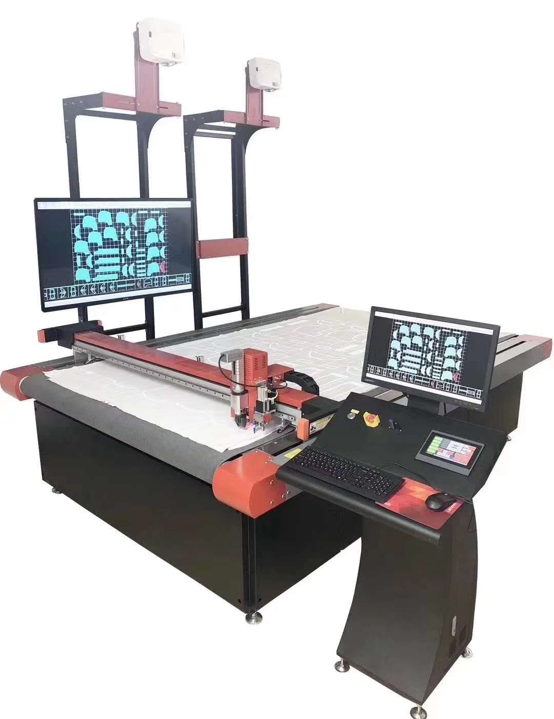 Highly CNC Digital Cutter for Fabric Cutting Scope 2500*1600mm HP45 Ink Box Cut Tools
