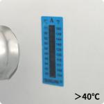 8 Level Non Reversible Temperature Sensitive Stickers 37-65℃ / 99-149℉