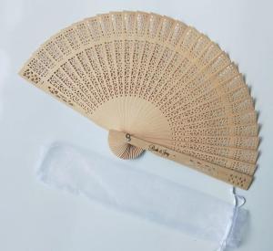 Wholesale Custom Printed Logo Folding Hand Fan Bamboo Hand Held Fan 21cm for Wedding from china suppliers