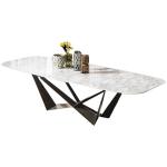 Small Luxury Dining Table And Chairs 4 Person Marble Dining Table Set 200cm