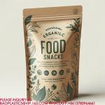 Pouch Pla Packaging Food Biscuits Snacks Mylar Packaging Bag Sealed Aluminum