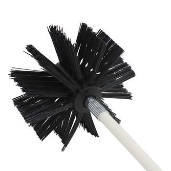 Nylon Filament Flexible Chimney Cleaning Brush Kit 4 Inch Dryer Vent Cleaner