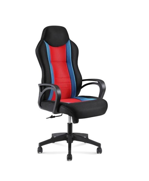 4d Black Pu Leather High Back Office Chair Executive Task Ergonomic Computer