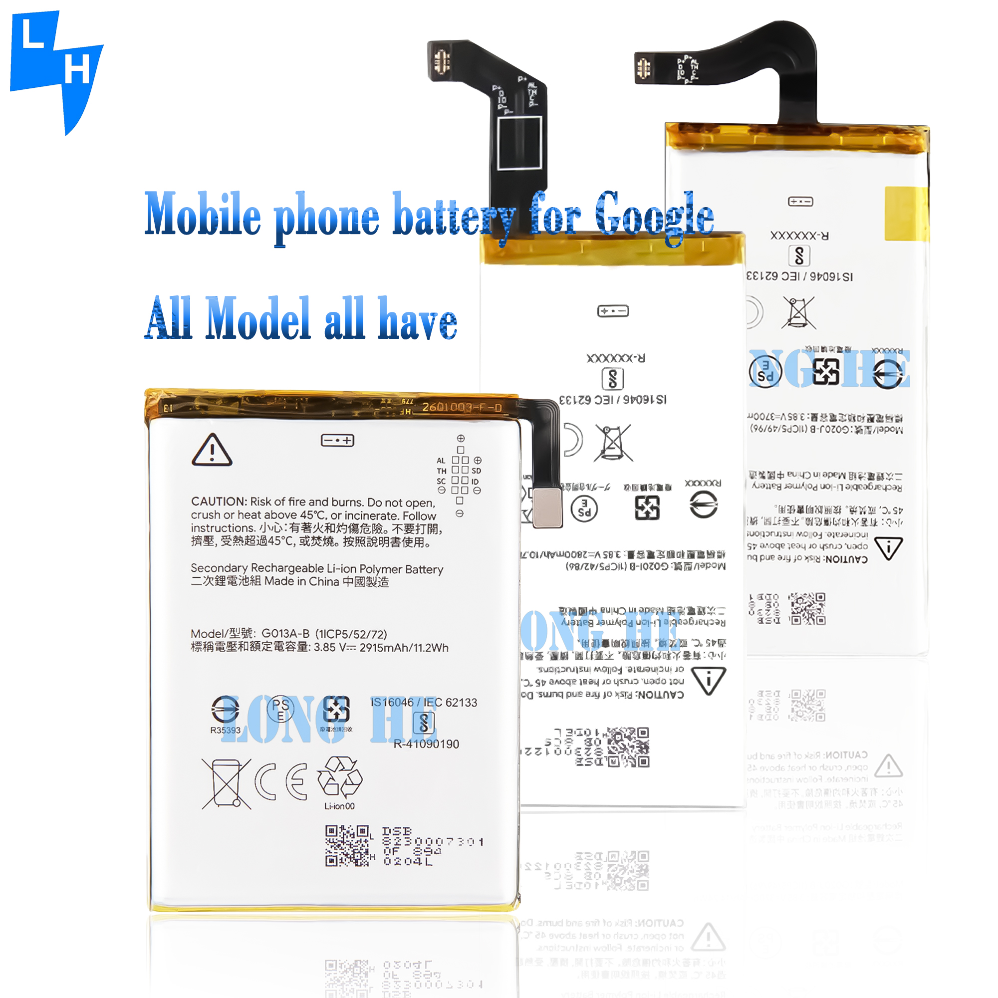 Full Range Battery for Google Pixel 5A 5G 5XL 6 6PRO 6A Stocked Supply Options