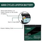 Deep Cycle Solar System Batterie 12v Volts 6ah 10ah 40ah 50ah 60ah Lifepo4