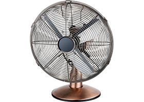 Wholesale Retro Style Metal Tabletop Fan , Round Rubbed Bronze Decorative Desk Fan from china suppliers