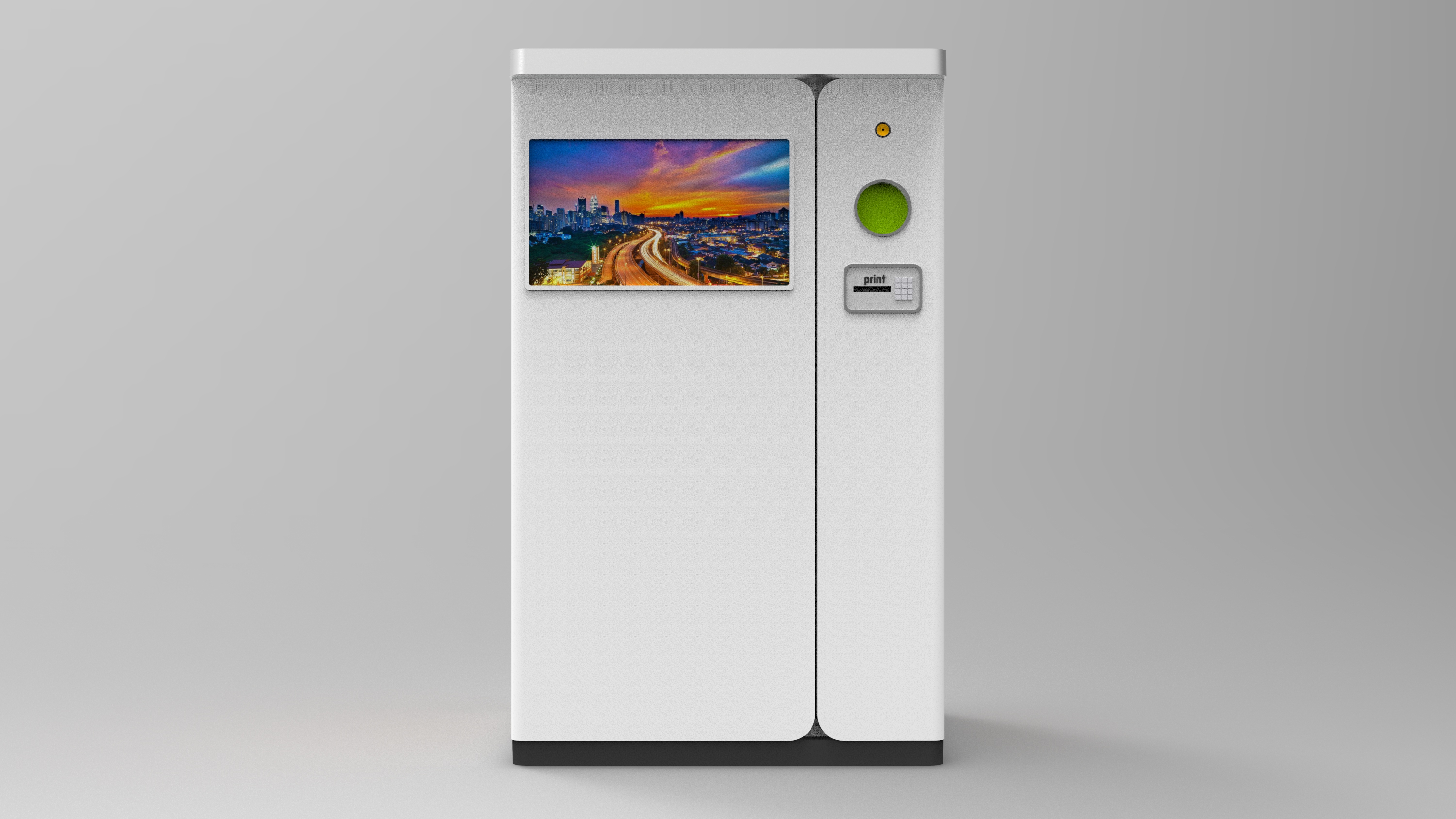 Commercial Supermarket Indoor Circle RVM 700 RVM Reverse Vending Machine